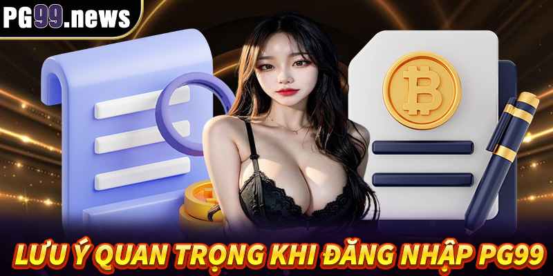 Những lưu ý quan trọng khi đăng nhập PG99